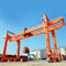 Shipyard Q235 Shipping Container Gantry Crane Shot Blasting