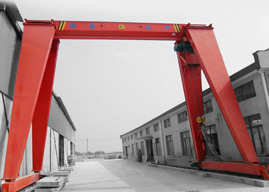 Large Single Girder 10 Ton Gantry Crane Wire Rope Remote Control For Industrial Factory